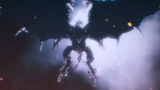 Dark dragon in an official Final Fantasy Resonance scene